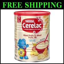 Nestle 14.1 Ounce Cans: Premium Mixed Fruits  Wheat for Infants Aged 8 Months
