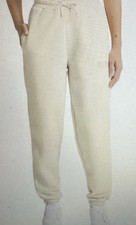 Puma women's Cream Fleece Jogger with waist drawcord  pockets size S 4-6 NWT
