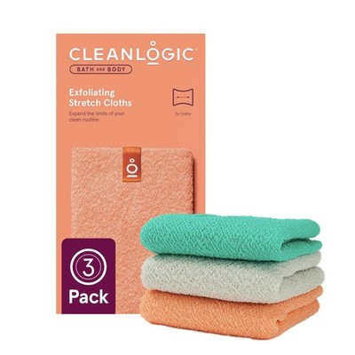 3 PCS Body Exfoliating Cloth Stretchy Bath Shower Washcloth Skin Care Tool