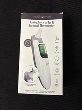 Talking Infrared Ear  Forehead Thermometer HealthSmart Batteries Included - NEW