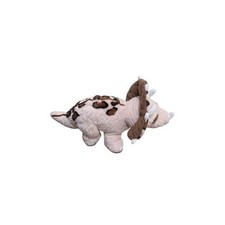 Ganz Triceratops Plush Toy Dinosaur 11" Beige  Brown Stuffed Animal