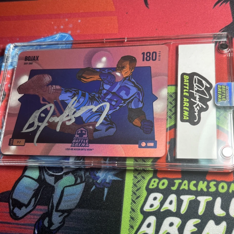 Bo Jackson Battle Arena Bojax Day One Promo Bundle - Kaugummi signiert von Bojax