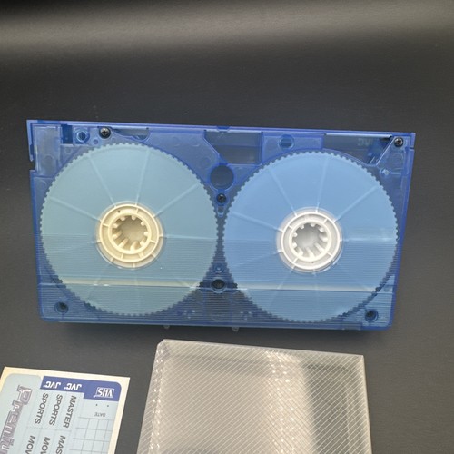 NASTRO VHS BIANCO blu oceano plastica trasparente JVC J'Collection EHG T-120 - Foto 4 di 4