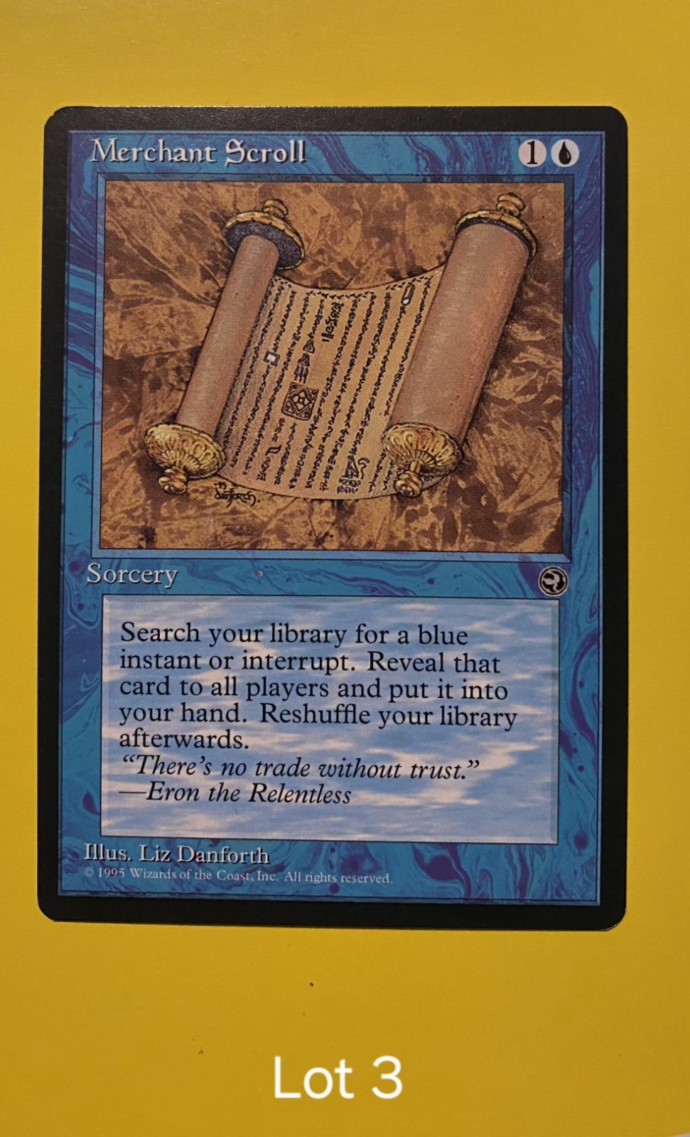 Merchant Scroll MTG Homelands Lot3