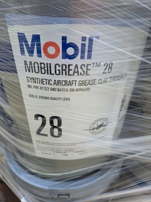Mobil grease 28 (NLGI-1.5) Pail full synthetic 5 gal Great Multi Purpose 