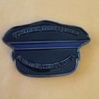 Thin Blue Line Police Officer Pride Hat Justice Just Us CHALLENGE COIN — photo 3