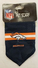 NFL Denver Broncos PET SCARF, NEW Medium-Large 