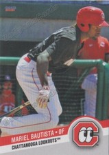 2021 Chattanooga Lookouts Mariel Bautista RC Rookie Cincinnati Reds