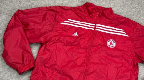 Adidas MLB Boston Red Sox Full Zip Windbreaker Jacket Size 2XL - Picture 3 of 9