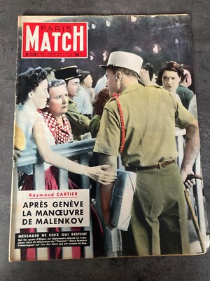 PARIS MATCH NR. 279 31.07.1954 TRENET COTY MENDES FRANKREICH COMPOSTELLE ABBE LANE K9