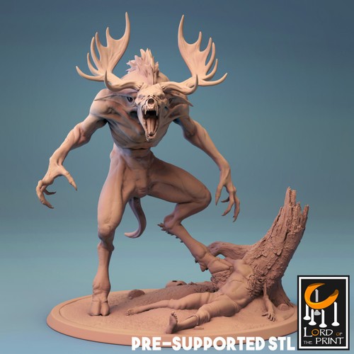 Wendigo von Lord of the Print | Kommission | bemalt | - Bild 2 von 5