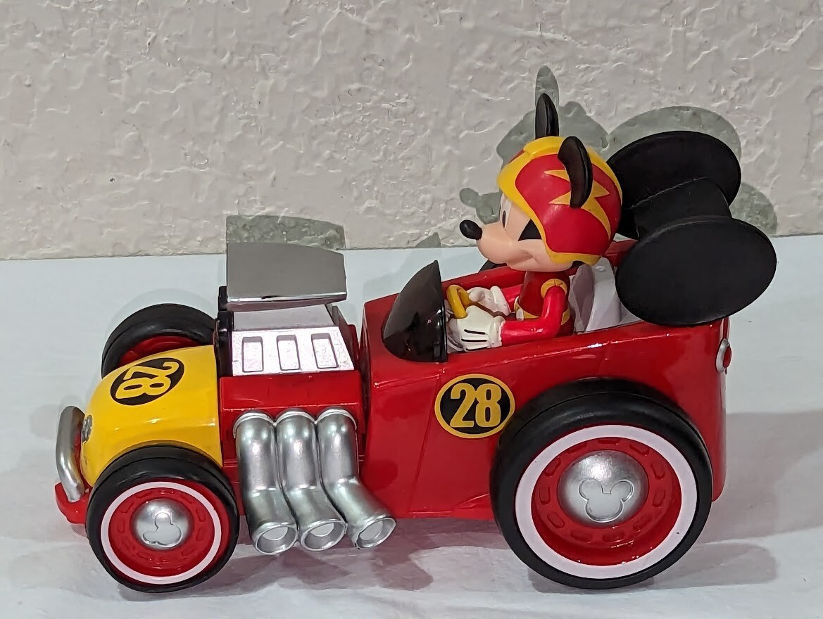 Mickey Mouse Roadster Racer Car Disney Collectible / No