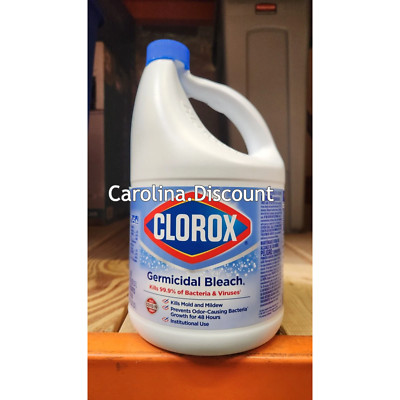 Clorox Concentrated Germicidal Disinfecting Bleach Cleaner 121 Oz 3.57 L