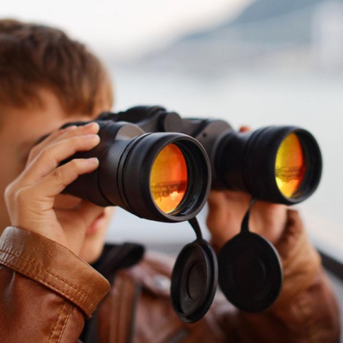 2pcs Binocular Rubber Hang Down Lens Caps / Covers - Objective Covers About 50MM - Picture 10 of 11