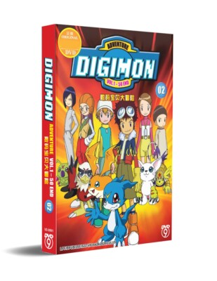 Digimon Adventure 01+02 Vol.1-104 END [English / Japanese Dubbed