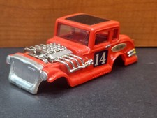 Ideal Motorific 1960s Ford Hot Rod Red Slot Car Body Shell