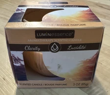 Luminessence Aromatherapy Clarity Scented Jar Candles, 3-oz. NEW