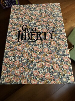 RARE Authentic Gucci LIBERTY  Box empty With RIBBON Inside 9x14x3.5