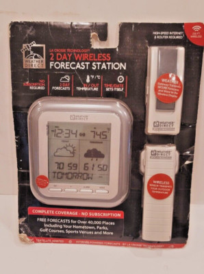 Lacrosse Weather Direct 2 Day Forecast Station WD-2512U-JCBP Internet