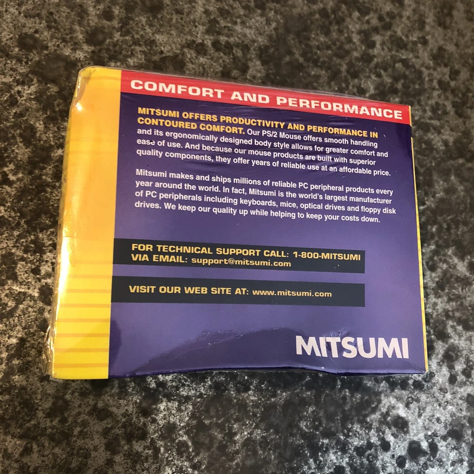 Mitsumi PS/2 Contoured Mouse Vintage NOS For IBM PC S3.4 - Image 2 of 3