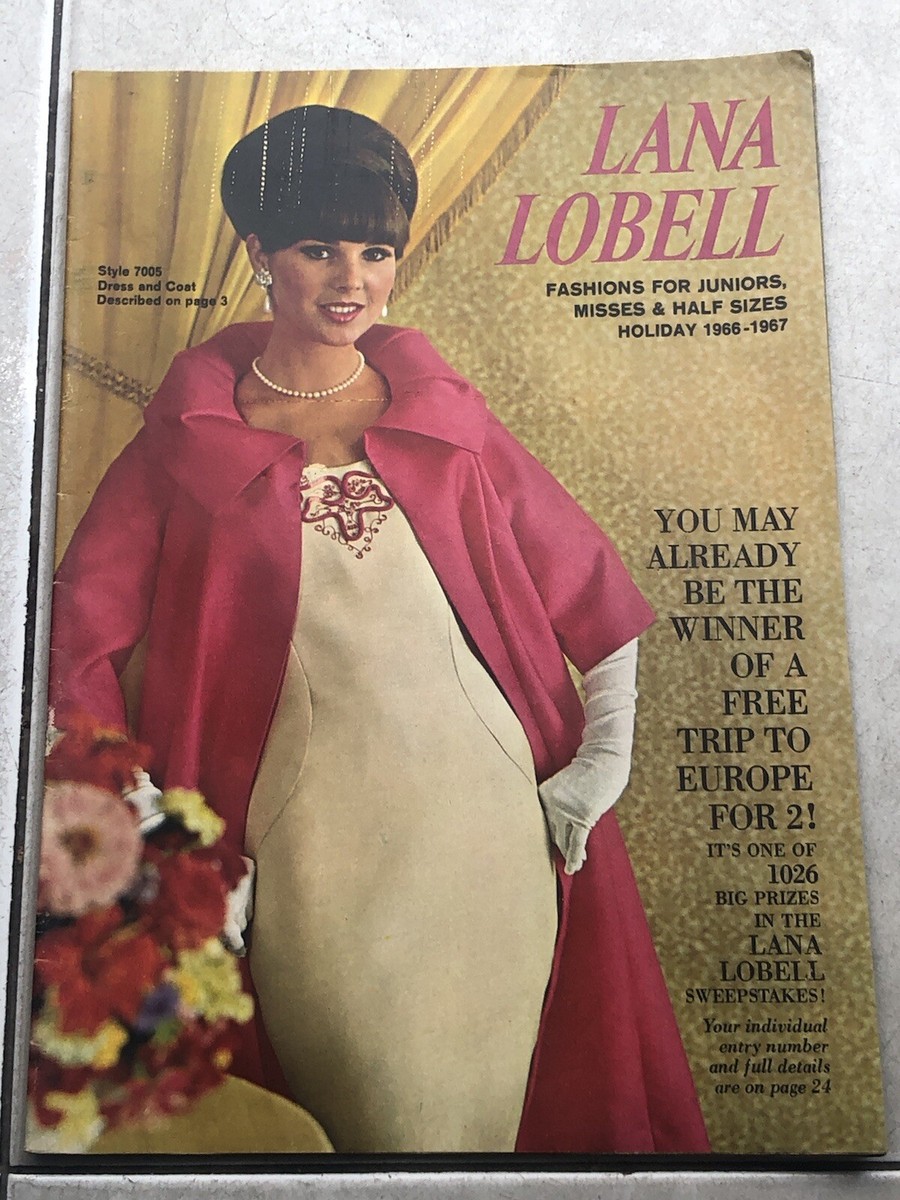 Magazine Lana Lobell Fashion 1966 - 1967 Original Vintage_LDP Shop