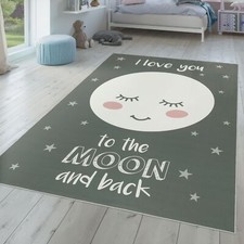 Kinderteppich Teppich Kinderzimmer Junge Mädchen Spielteppich Baby Modern 