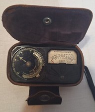 Vintage Weston Photronic Exposure Meter Model 650 /w Leather Case