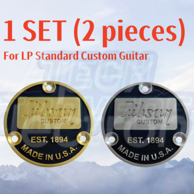 2 pcs Guitar Toggle Switch Metal Back Cover Black For LP Standard Custom Guitar