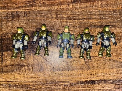 Halo Mega Construx 3 Marine Squad Lot