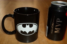 DC COMICS BATMAN LOGO, Ceramic Coffee Mug / Cup, VINTAGE