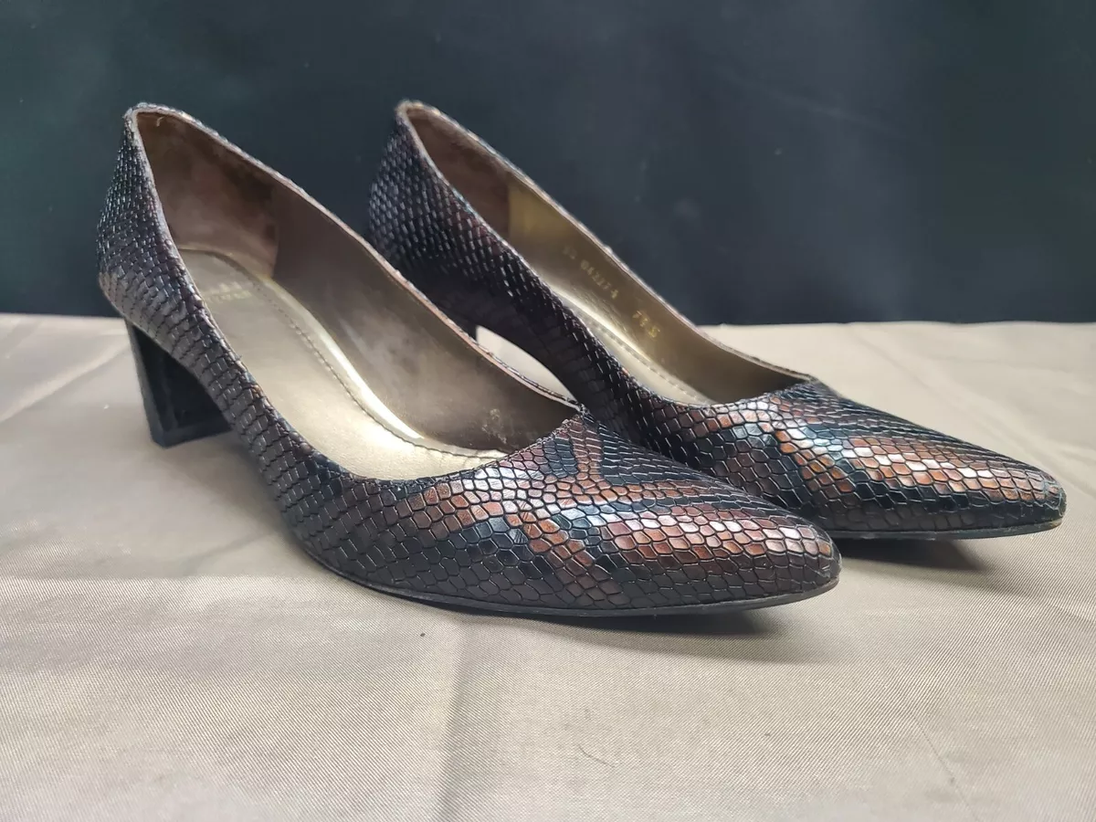 Stuart weitzman cheap snakeskin heels