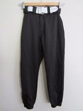 Easton Black Baseball Softball Pants  Belt Youth S Boys Girls EUC