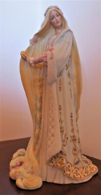 Vintage Porcelain Rapunzel Figurine with Glorious Hair by Lenox 