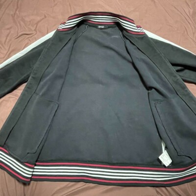 BURBERRY BLACK LABEL BMV65-109-09 Track Jacket 2 Black BURBERRY BLACK LABEL BMV65-109-09 Track Jacket 2 Black