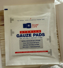 Gauze Care Sterile Gauze Pads - 100 sterile pads, 12 ply New open box 