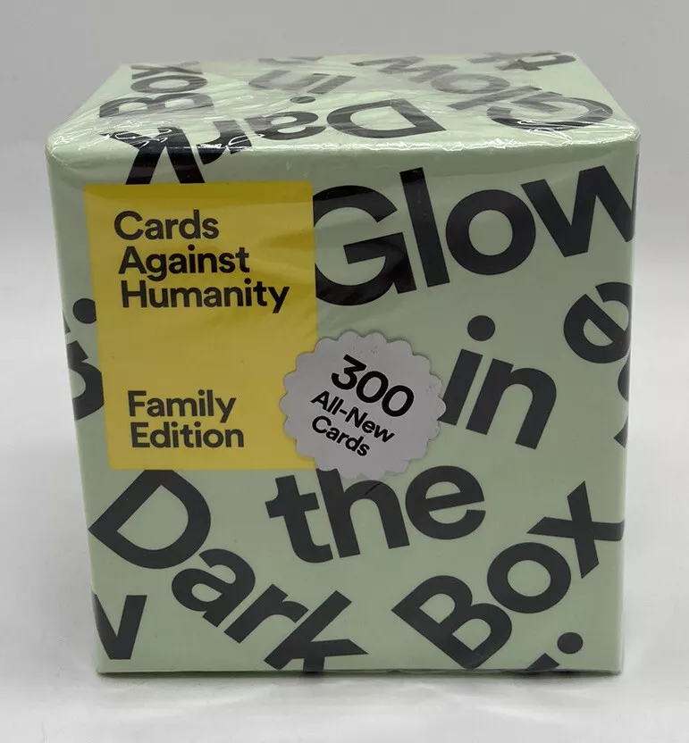 Cards Against Humanity Family Edition: Glow in the Dark Box • Expansion for  the Game