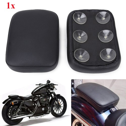 Rear Pillion Passenger Seat Pad 6 Suction Cups For Harley Chopper ...