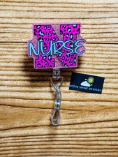 Nurse Pink Badge Reel