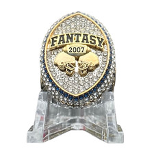 2007 PREMIUM Massive Fantasy Football Championship Trophy Ring