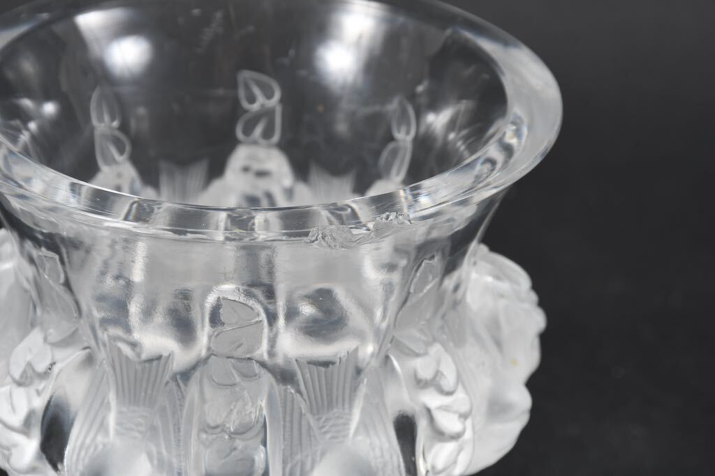 J97K25 Lalique Dampierre Glas Vase eBay