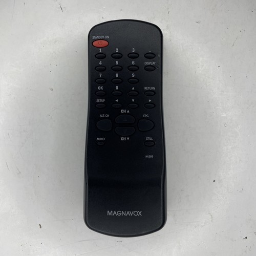 Genuine OEM MAGNAVOX NA386 Black Remote Control for Digital TV