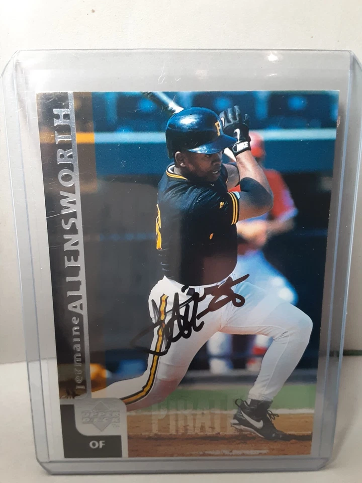 JERMAINE ALLENSWORTH AUTOGRAPHED SIGNED 1998 UPPER DECK CARD - Image 2 of 4