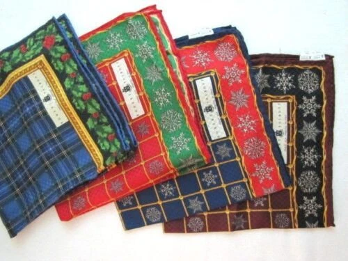 Plaza de bolsillo geométrico Robert Talbott Pañuelos para hombres