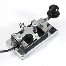 Ham Shortwave HF Radio CW Morse Telegraph key K-4 K4 Heavy Hand Key Keryer NEW