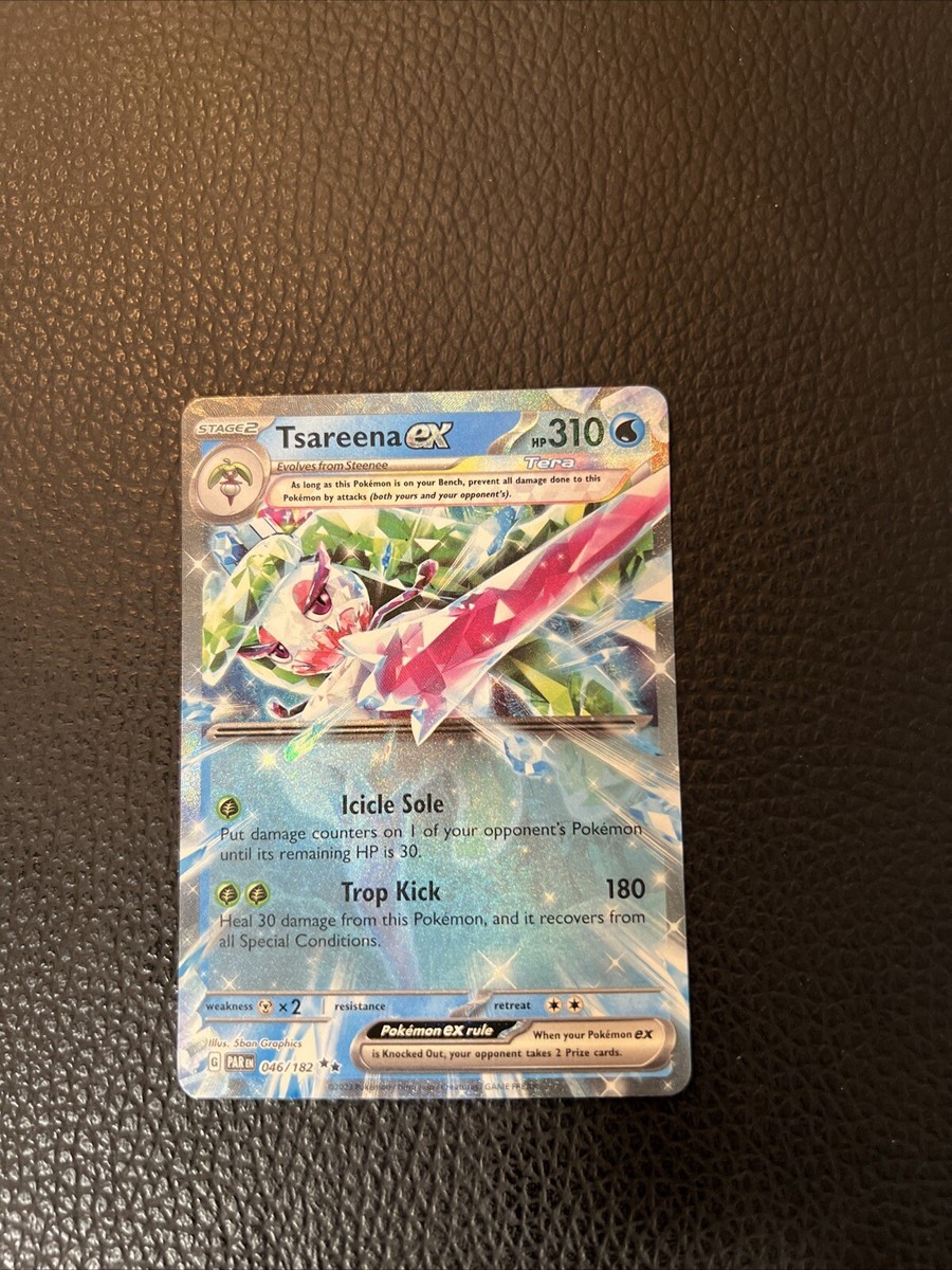 Tsareena ex 046/182 Paradox Rift C1 Double Rare Holo Pokemon TCG