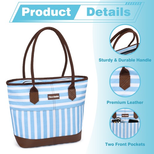 Large Insulated Lunch Bag for Men Women Cooler Tote Bag Leakproof Lunch Box US - Picture 3 of 7