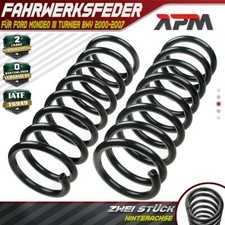 2x Federn Fahrwerksfeder Hinterachse für Ford Mondeo III Turnier BWY 2000-2007