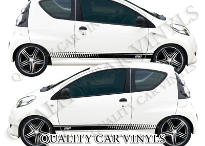 Peuegot 107 Rpo Sticker Peugeot 107 racing stripes decal graphics stickers any colour | eBay UK
