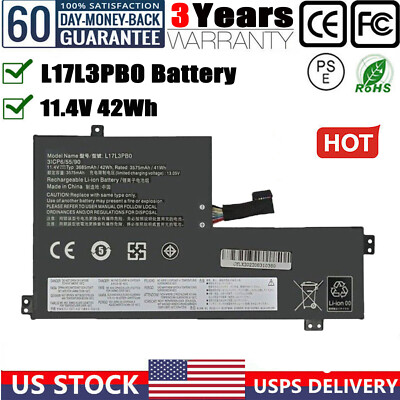   L17M3PB0 L17L3PB0 L18D3PG1 BATTERY FOR LENOVO 100E 300E 500E CHROMEBOOK SERIES