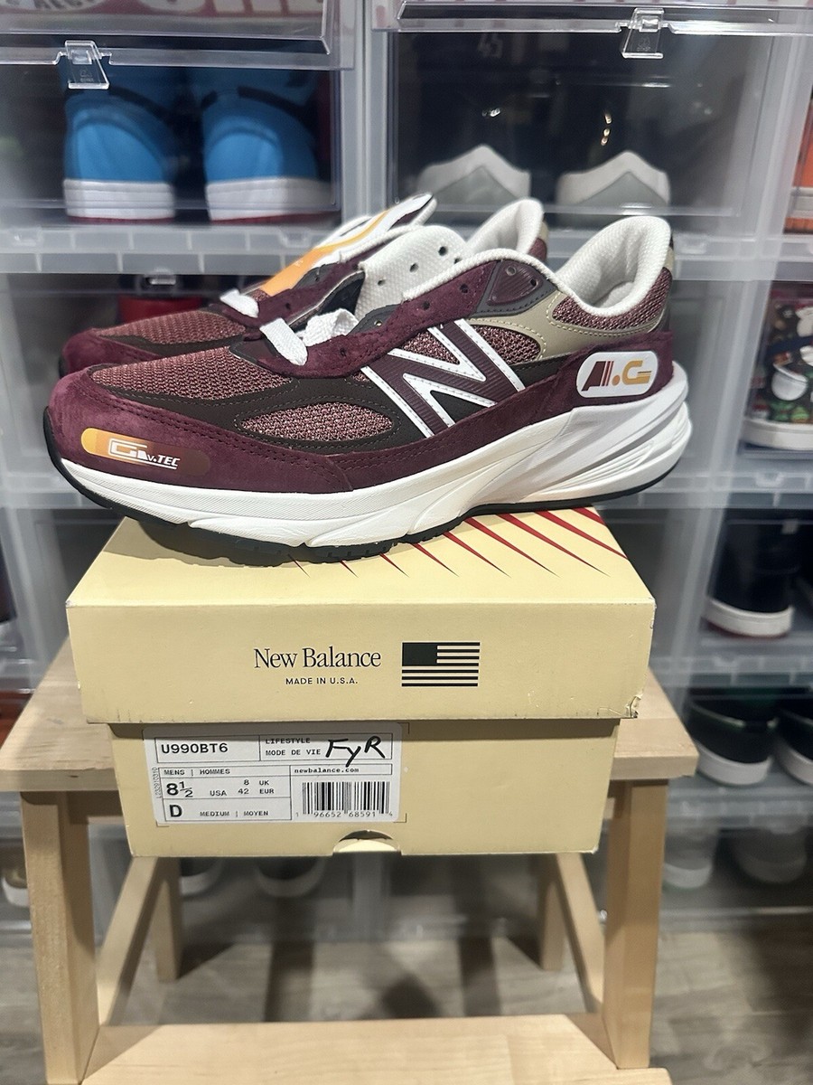 New Balance 990 V6 MIUSA Teddy Santis Burgundy Men Sneakers U990BT6- SZ 8.5 New Balance 990 V6 MIUSA Teddy Santis Burgundy Men Sneakers  main image 2